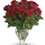 mazzo di 12 rose rosse