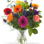 Bouquet di fiori misti colorati a Roma